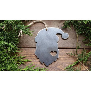 Santa Clause Metal Ornament