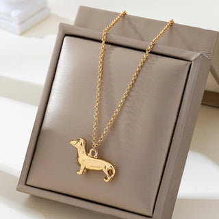 Dachshund Pendant Necklace